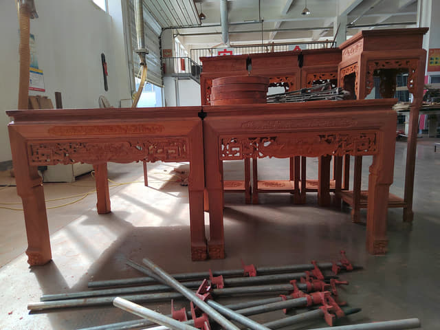 实木柜体板材选料与备料